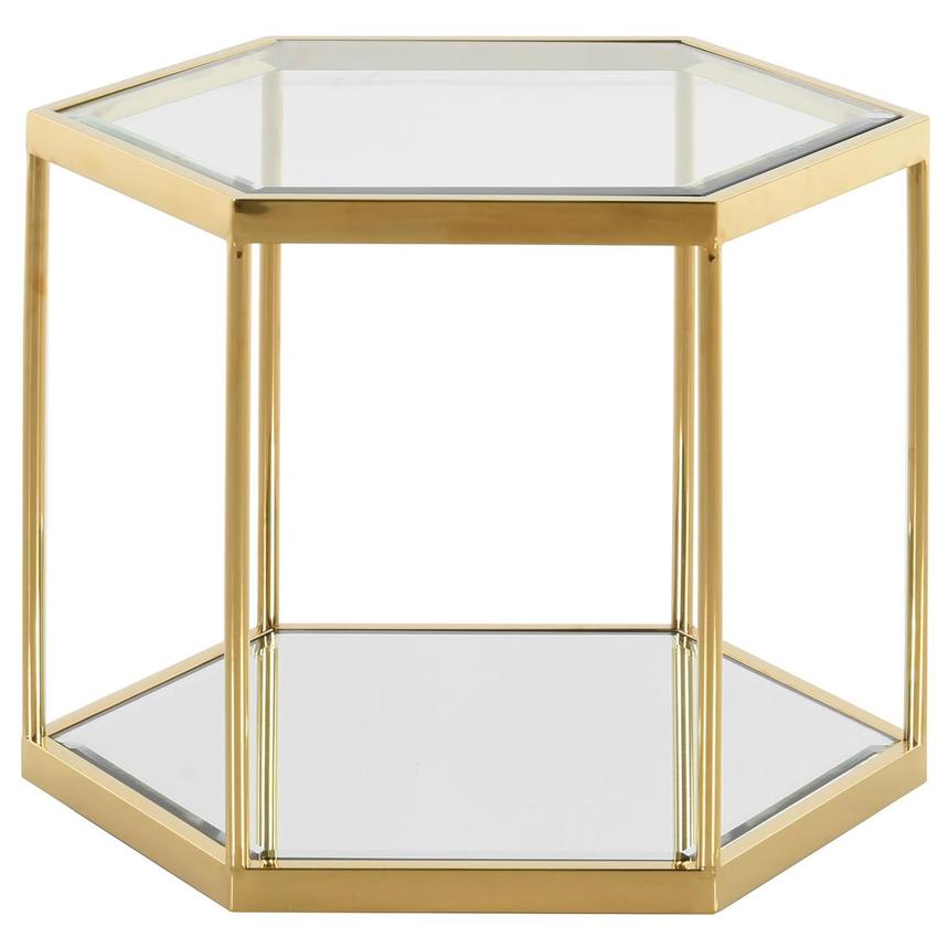 Hex Gold Side Table  main image, 1 of 5 images.