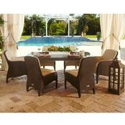 Luxor Brown Rectangular Dining Table  alternate image, 2 of 6 images.