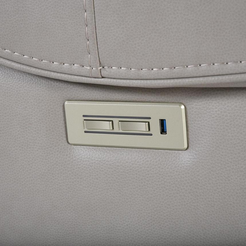 Capriccio Gray Power Reclining Sectional with 4PCS/2PWR  alternate image, 8 of 10 images.