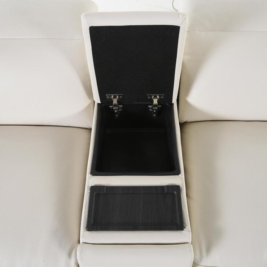 Galak Home Theater Leather Seating with 5PCS/2PWR  alternate image, 4 of 9 images.