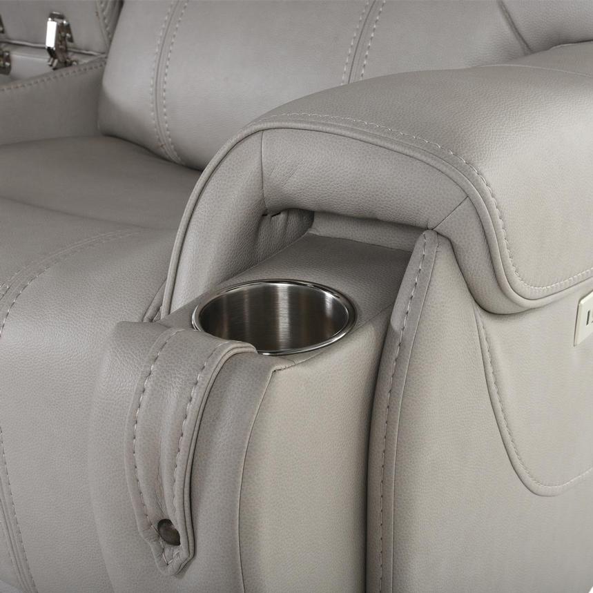 Capriccio Gray Power Reclining Sectional with 5PCS/2PWR  alternate image, 7 of 10 images.