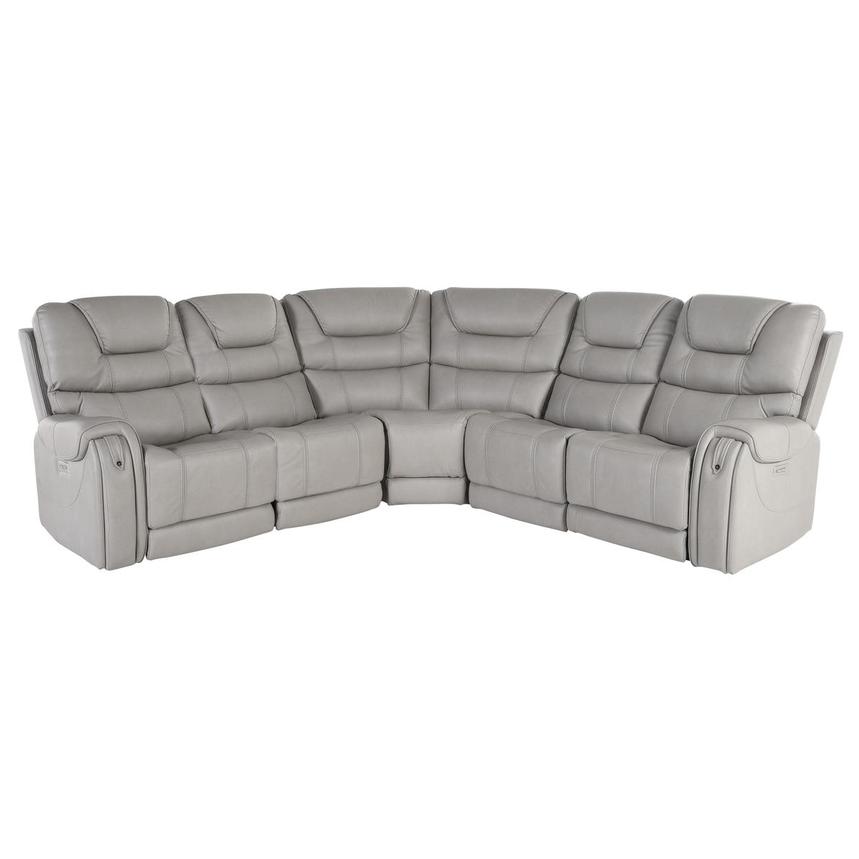 Capriccio Gray Power Reclining Sectional with 5PCS/3PWR  main image, 1 of 10 images.