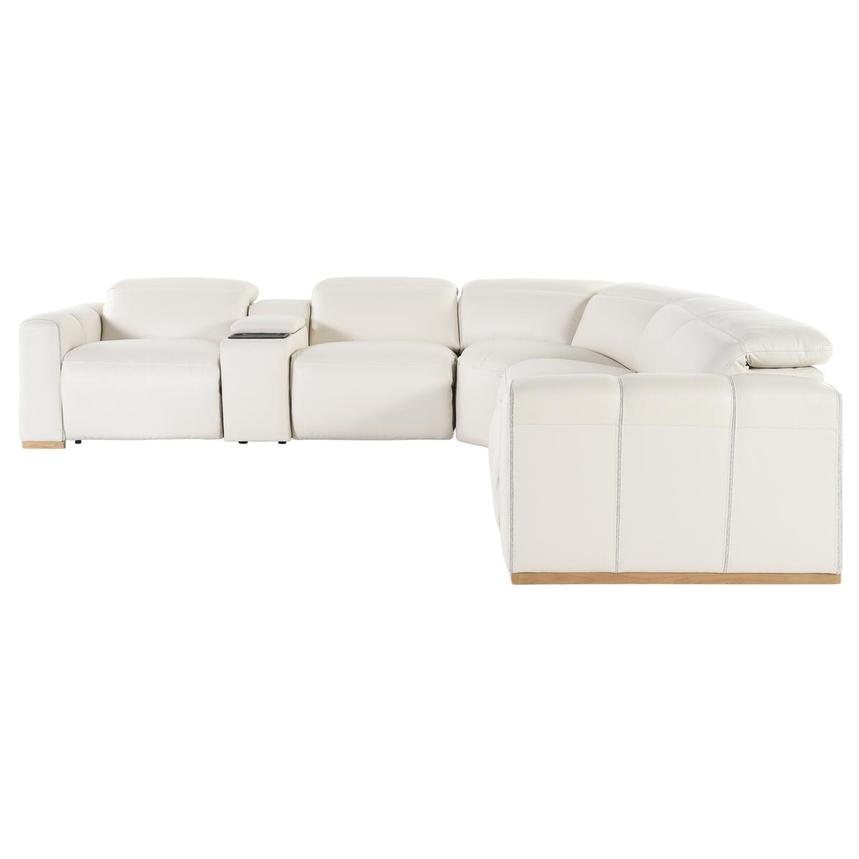 Galak Leather Power Reclining Sectional with 6PCS/2PWR  alternate image, 3 of 9 images.
