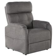 Dove Gray Power Lift Recliner w/Massage & Heat  alternate image, 3 of 8 images.