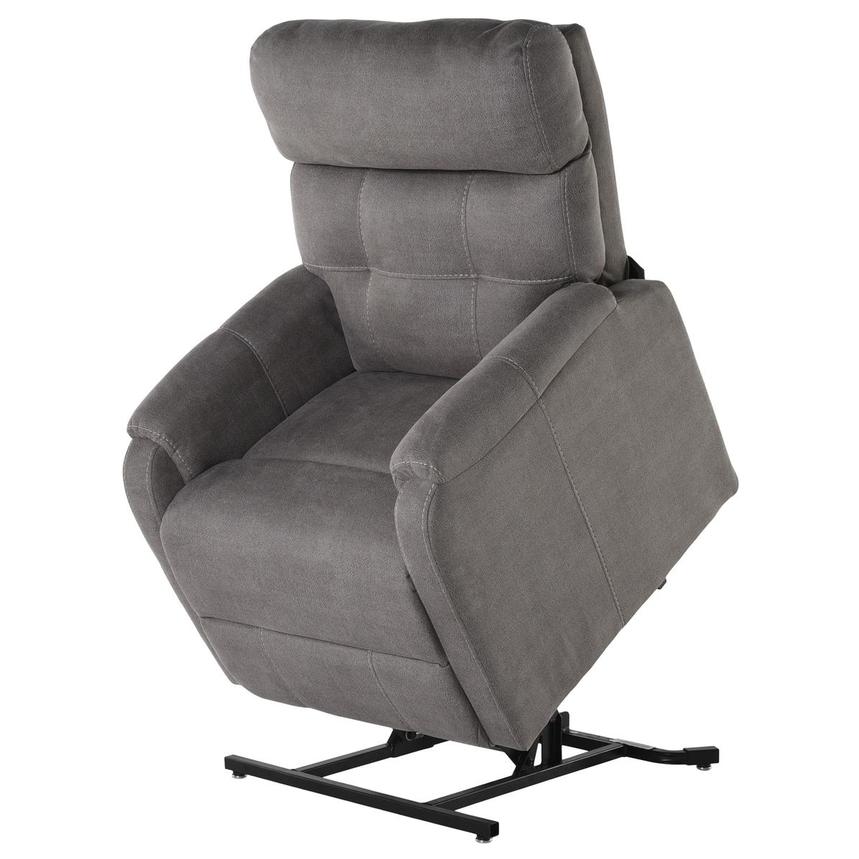 Dove Gray Power Lift Recliner w/Massage & Heat main image, 1 of 8 images.