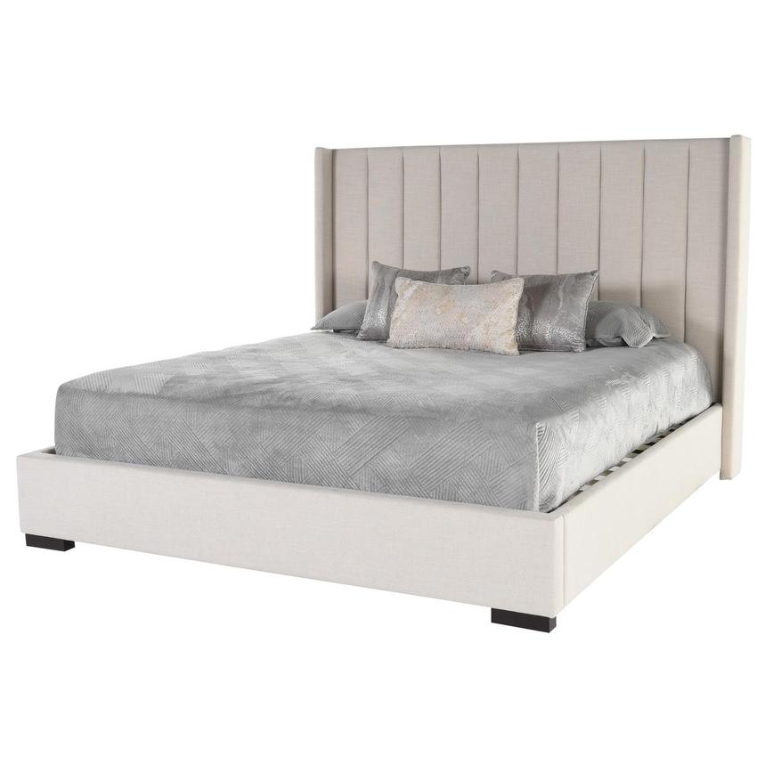 Beige Palace Queen Platform Bed  main image, 1 of 2 images.