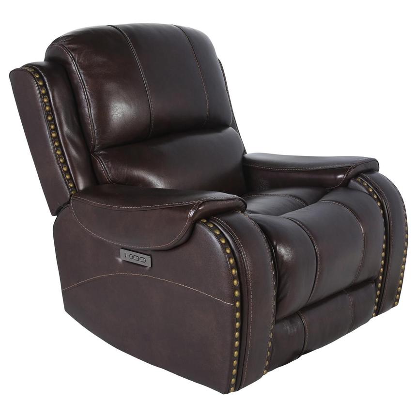 Durham Leather Power Recliner  alternate image, 2 of 6 images.