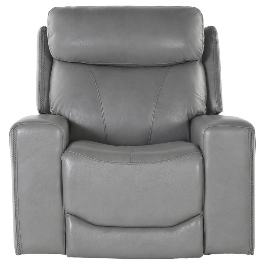 Ozzy Leather Power Recliner  alternate image, 2 of 6 images.