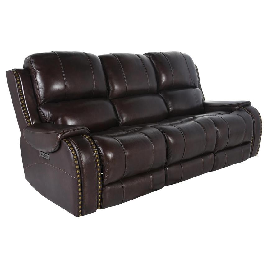 Durham Leather Power Reclining Sofa  alternate image, 2 of 6 images.