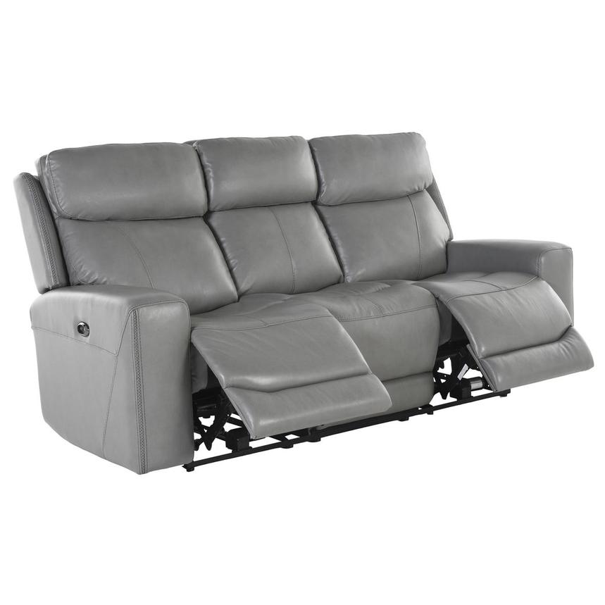 Ozzy Leather Power Reclining Sofa  alternate image, 3 of 5 images.