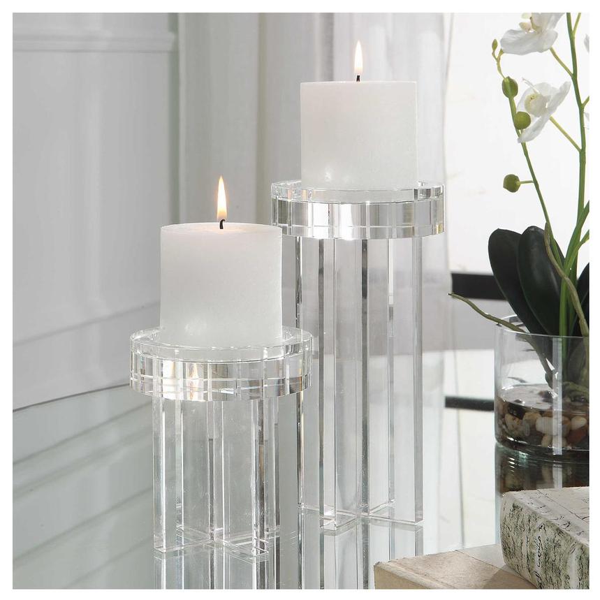 Pillar Set of 2 Candle Holders  alternate image, 2 of 3 images.