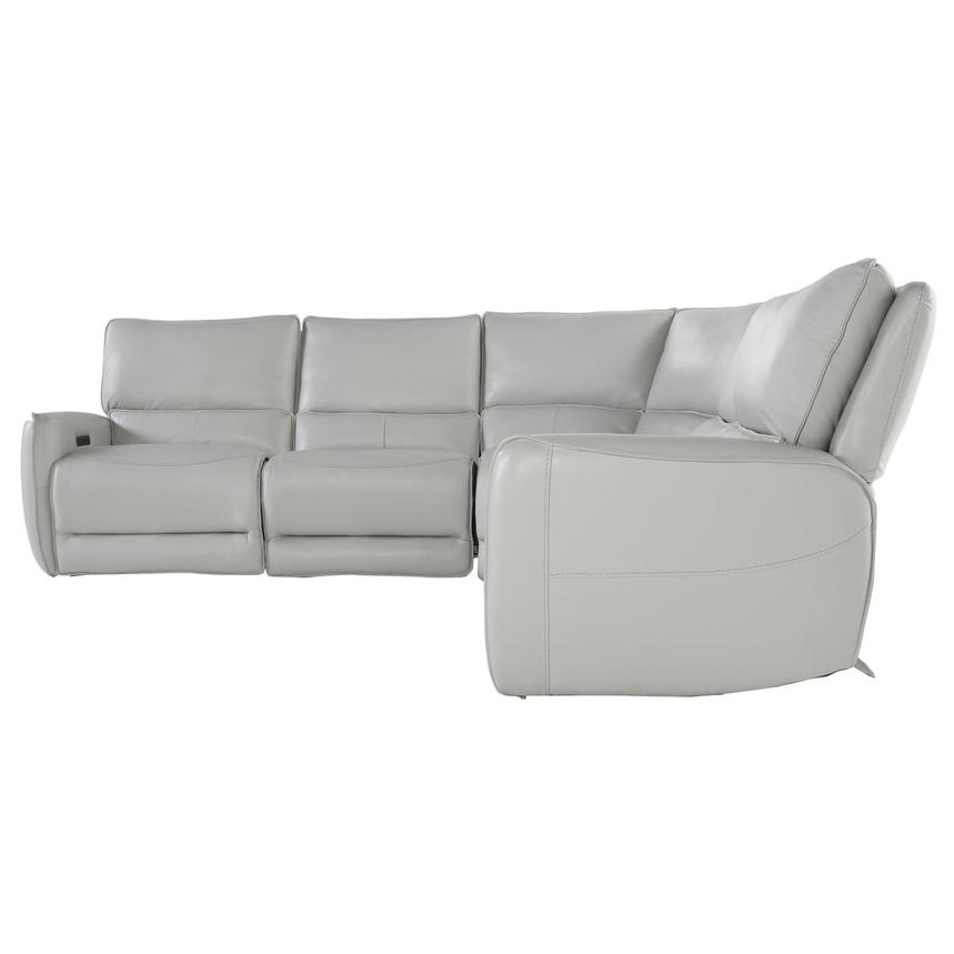 Georgia Leather Power Reclining Sectional with 5PCS/2PWR  alternate image, 3 of 4 images.