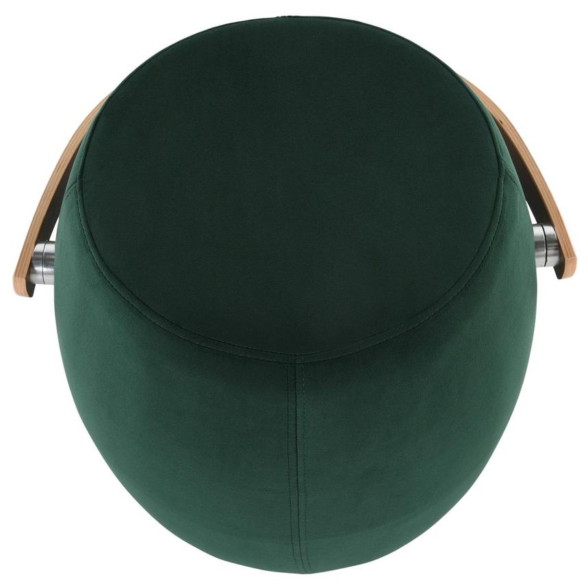 Short and Stout Green Ottoman w/ Handle  alternate image, 5 of 5 images.