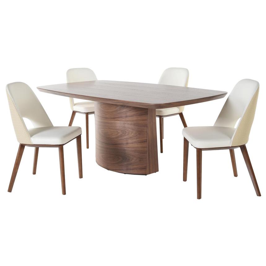Adalyn Brown 5-Piece Dining Set main image, 1 of 10 images.