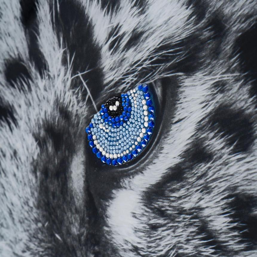 Blue Leopard Acrylic Wall Art alternate image, 3 of 3 images.