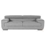 Grace Gray Leather Sofa  main image, 1 of 5 images.