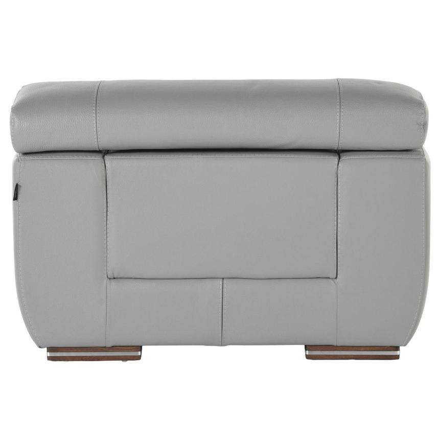 Grace Gray Leather Chair alternate image, 5 of 7 images.