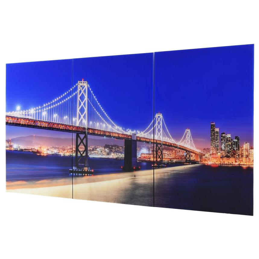 Oakland Bay Bridge Set of 3 Acrylic Wall Art  alternate image, 2 of 2 images.