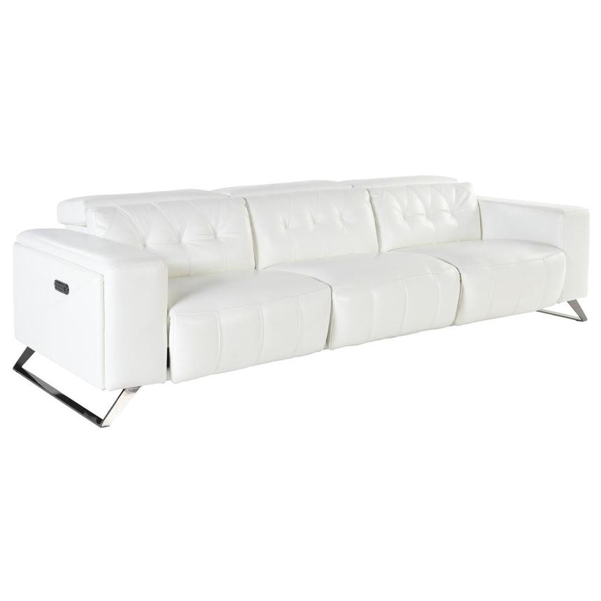 Anchi White Oversized Sofa w/3PWR  alternate image, 2 of 5 images.
