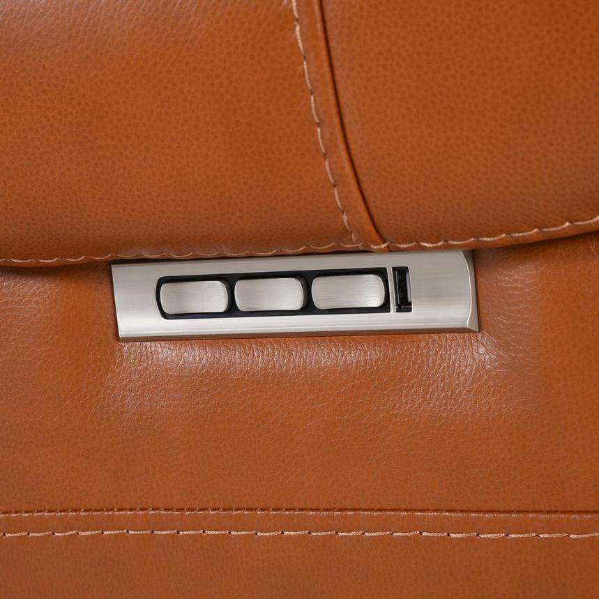 Rogelio Tan Leather Power Recliner alternate image, 5 of 6 images.