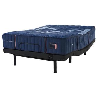 Lux Estate-Firm Queen Mattress w/Ergo® Powered Base by Tempur-Pedic