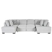 Meave Sectional Sleeper Sofa w/Storage  alternate image, 2 of 6 images.