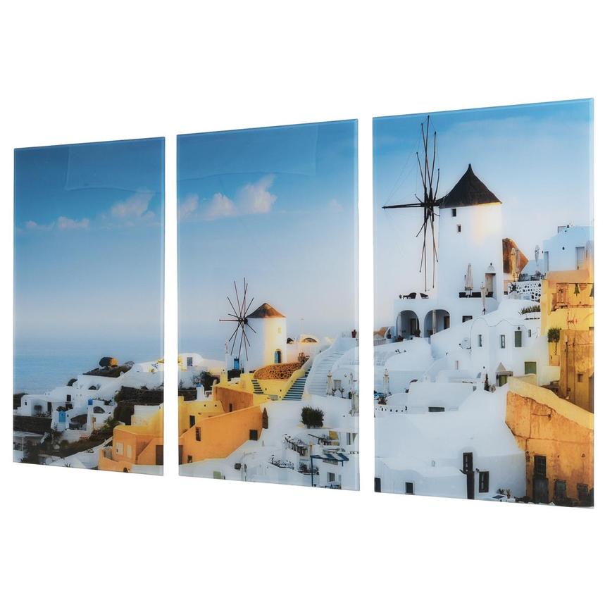 Mykonos Set of 3 Acrylic Wall Art  alternate image, 2 of 2 images.