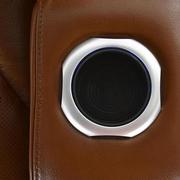 Pummel Tan Leather Power Reclining Sofa  alternate image, 7 of 9 images.