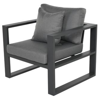 Mykonos Dark Gray Accent Chair