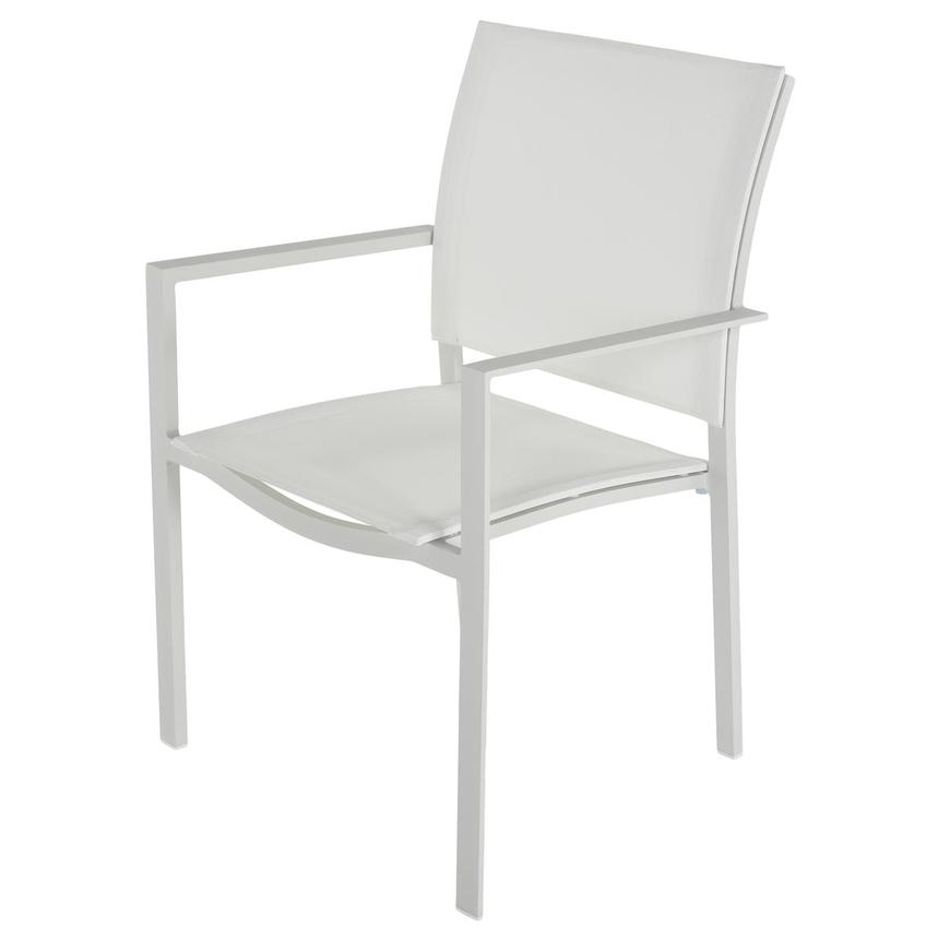 Mykonos White Arm Chair main image, 1 of 4 images.