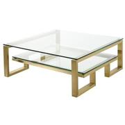 Verso Gold Coffee Table  main image, 1 of 3 images.