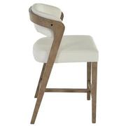Jean White Counter Stool  alternate image, 3 of 4 images.