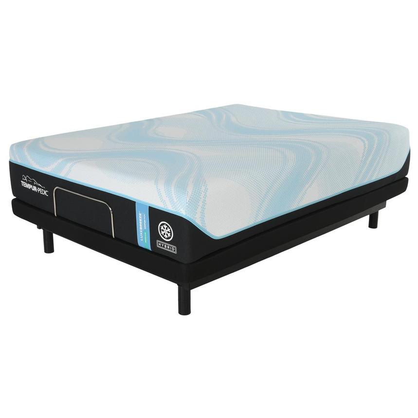 LuxeBreeze Hybrid-Medium Queen Mattress w/Ease® Powered Base by Stearns & Foster alternate image, 3 of 5 images.