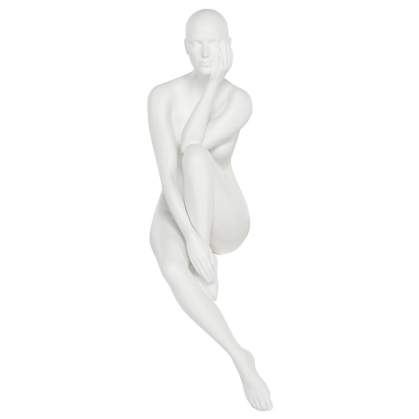 Pensive White Sculpture main image, 1 of 4 images.