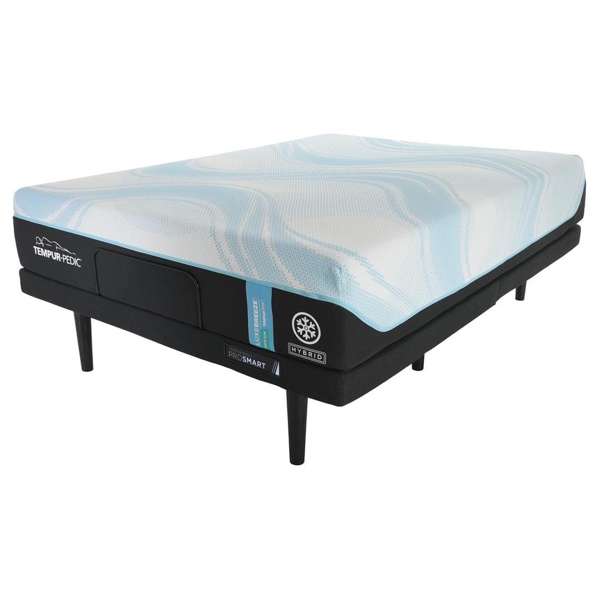 LuxeBreeze Hybrid-Med Soft Twin XL Mattress w/Ergo® ProSmart Powered Base by Tempur-Pedic  alternate image, 3 of 6 images.