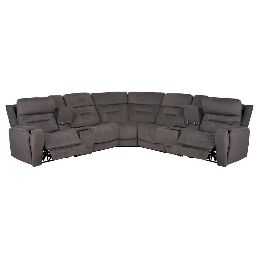 Gajah Power Reclining Sectional with 7PCS/3PWR  alternate image, 2 of 11 images.