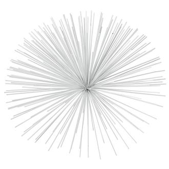Spiky White Medium Wall Decor