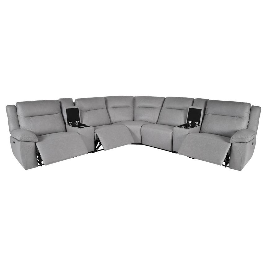 Blanche Power Reclining Sectional with 7PCS/3PWR  alternate image, 2 of 7 images.
