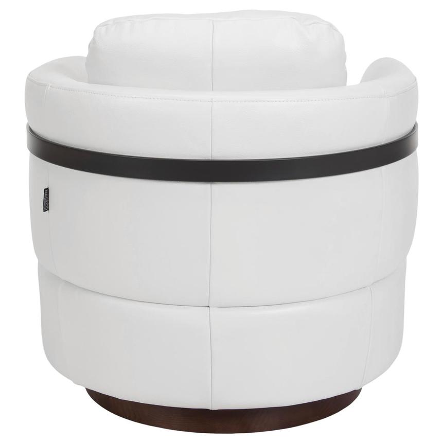 Calluna II White Leather Accent Chair  alternate image, 4 of 8 images.