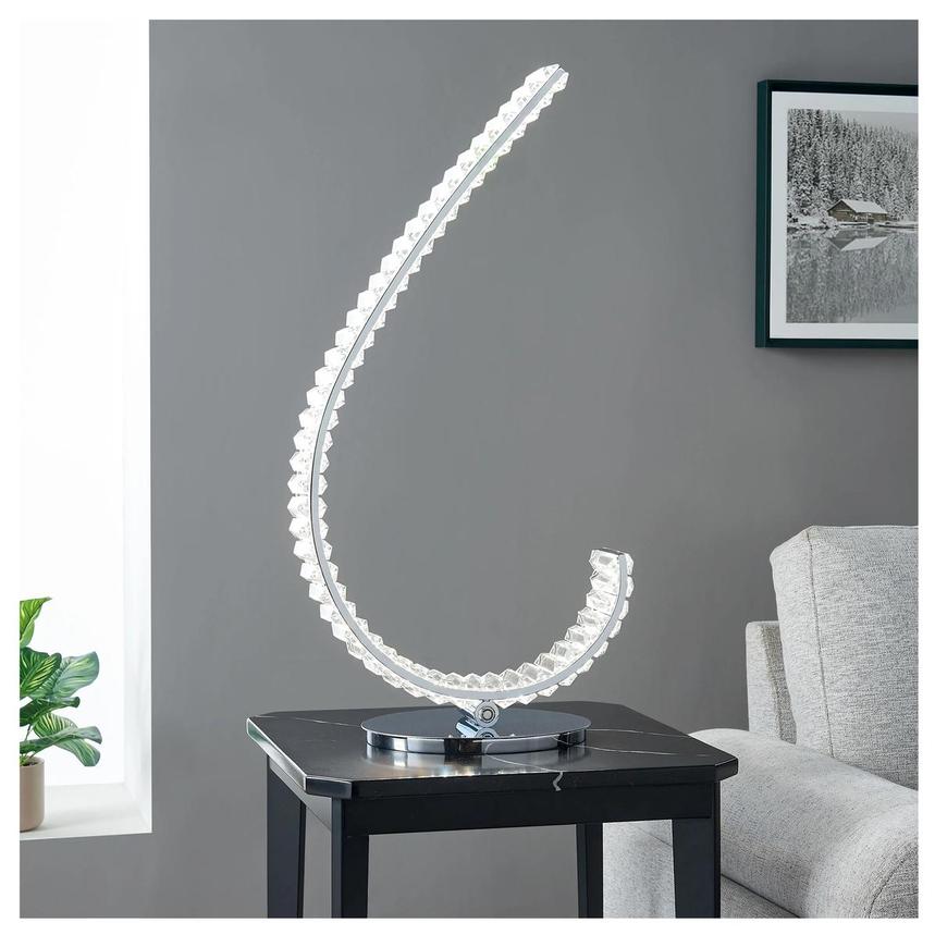 Curve Silver cct Right Table Lamp  alternate image, 2 of 11 images.