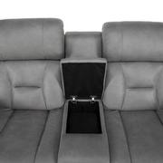 Optimus Power Reclining Sofa w/Console  alternate image, 4 of 8 images.
