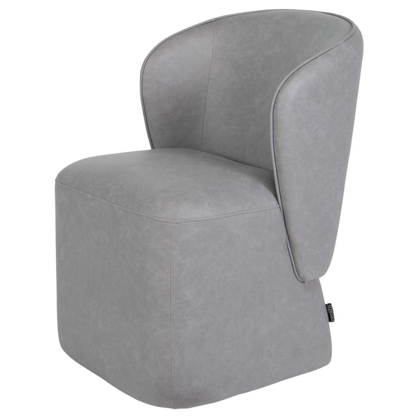 Lottie Silver Side Chair w Casters El Dorado Furniture