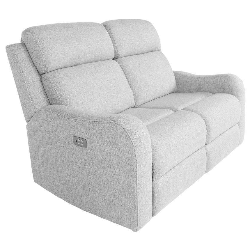 Grise Power Reclining Loveseat  alternate image, 3 of 9 images.