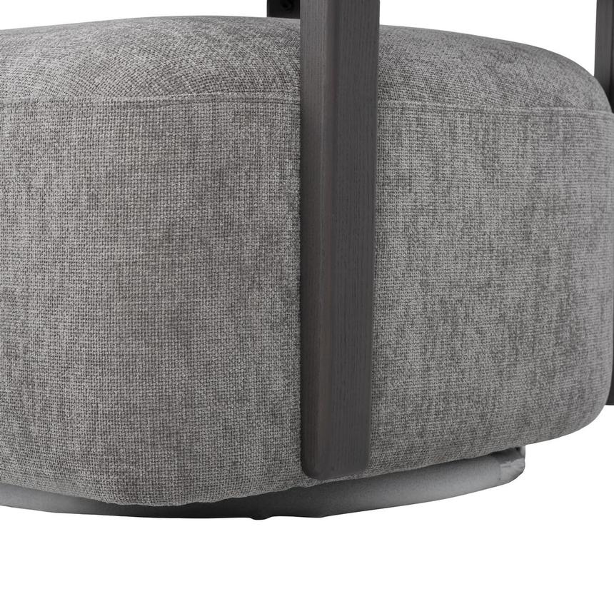 Becka Gray Accent Chair alternate image, 7 of 8 images.