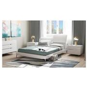 Ella White Queen Platform Bed  alternate image, 2 of 8 images.