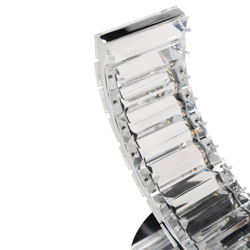 Curve Silver Left Table Lamp  alternate image, 10 of 10 images.