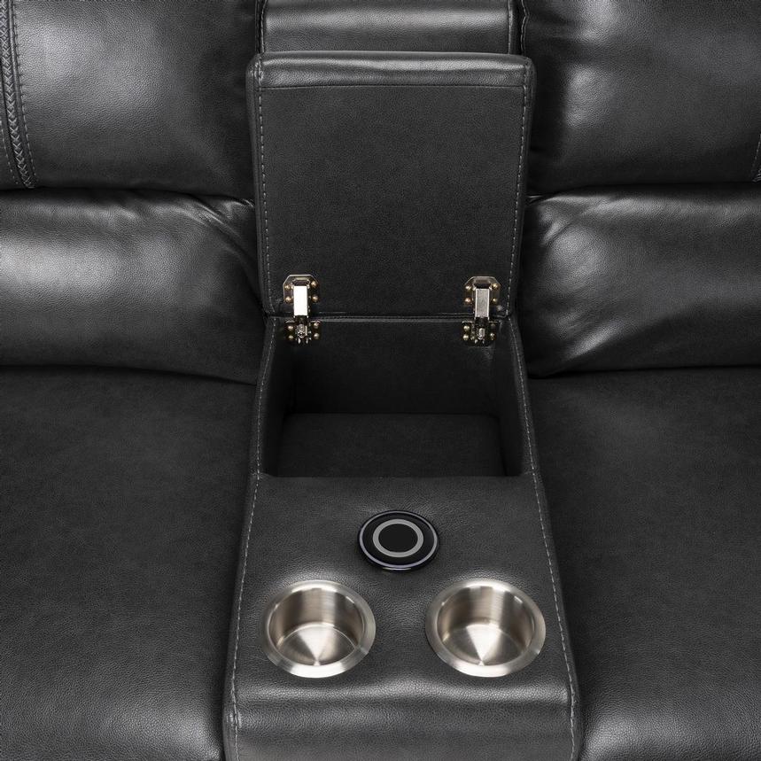 Tale Power Reclining Sofa w/Console  alternate image, 8 of 12 images.