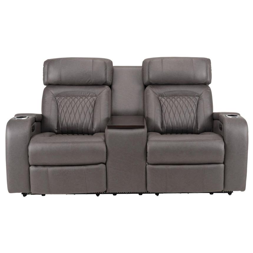 Neal Power Reclining Sofa w/Console  alternate image, 3 of 12 images.