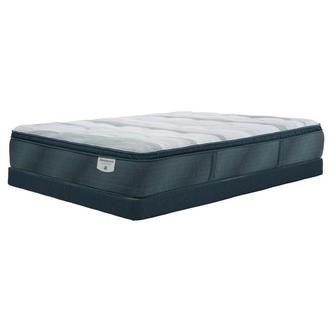 Anchor Island- Plush PT Queen Mattress w/Low Foundation Beautyrest by Simmons