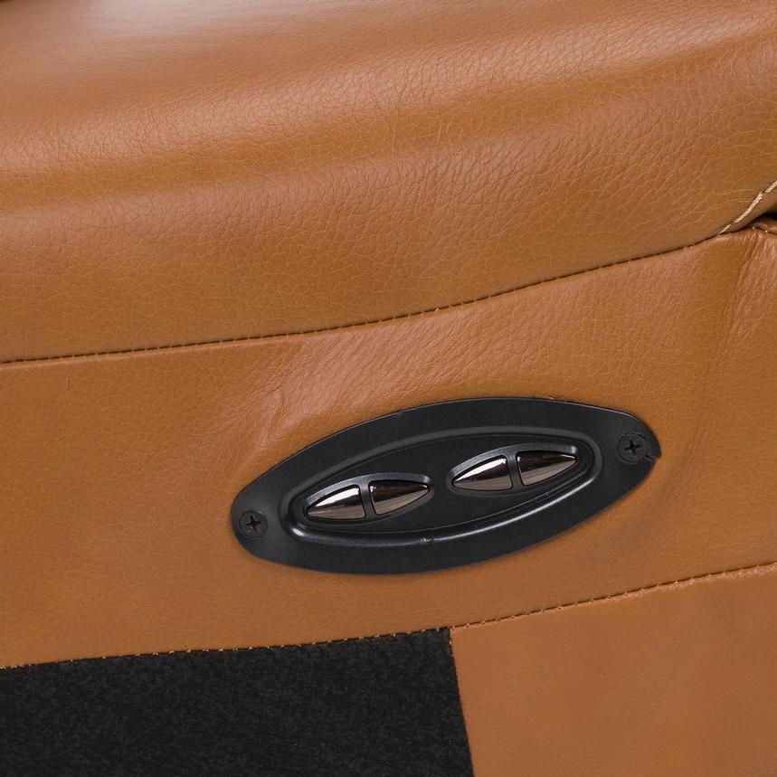 Kamet Tan Leather Power Reclining Sectional with 4PCS/2PWR  alternate image, 7 of 7 images.